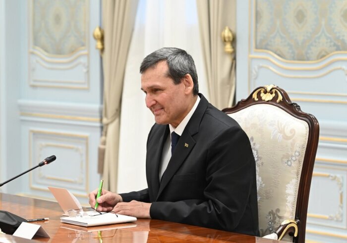 Вице-премьер Туркменистана Мередов провёл встречу с главой Узбекистана