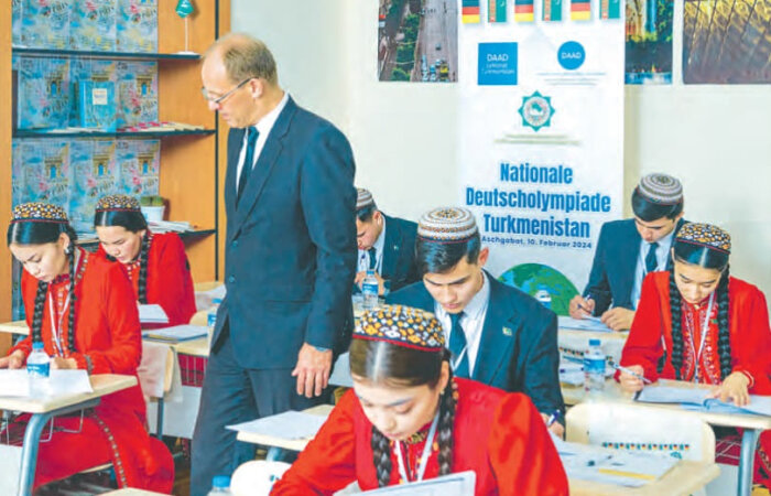 В Туркменистане прошла студенческая олимпиада по немецкому языку