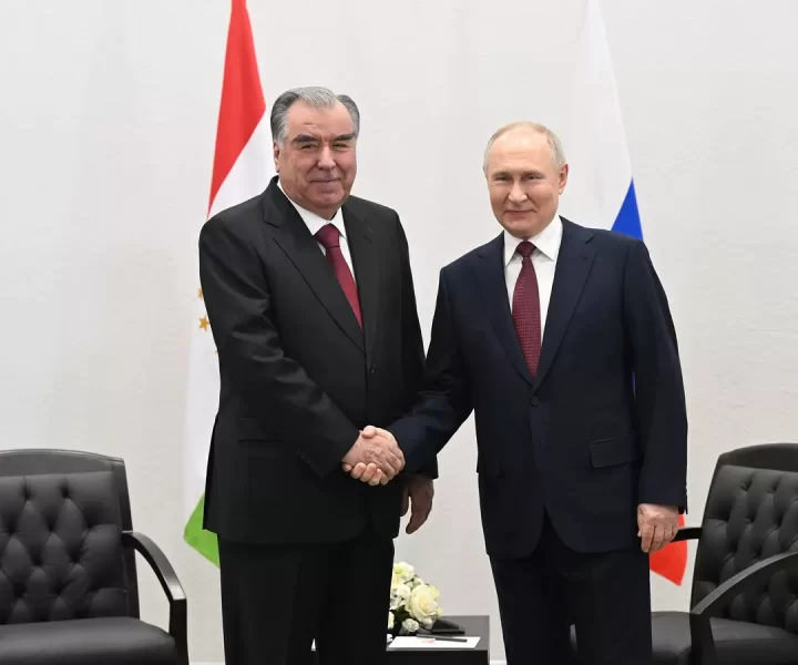 Путин и Рахмон оценили отношения России и Таджикистана