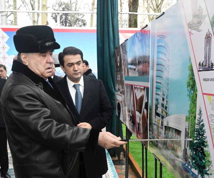 В Душанбе стартовало строительство новых зданий для трех министерств 