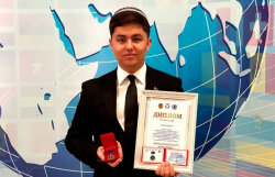 Студент ИМО МИД Туркменистана получил медаль Лучший молодой ученый  2023